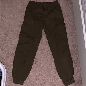 Green cargo pants